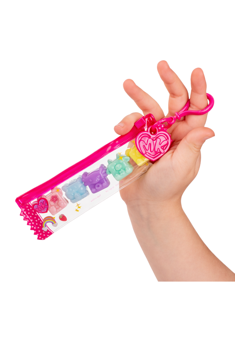 L2P 106118 MushyKinz Taba Squishy Pocket Palz 5-Pack Keychain