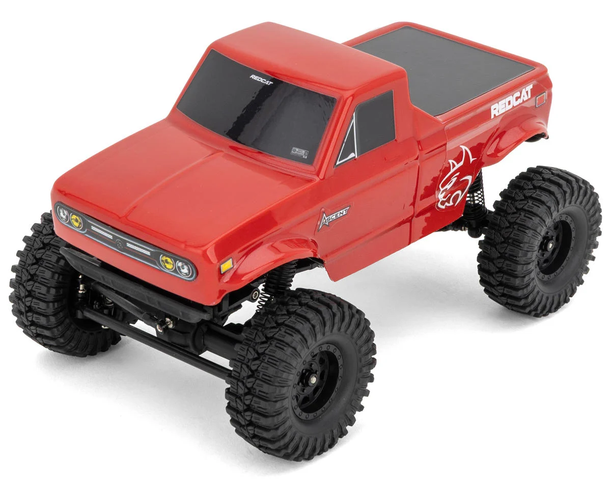 RER44376 Redcat Ascent-32 V2 1/32 4WD RTR Rock Crawler (Red)
