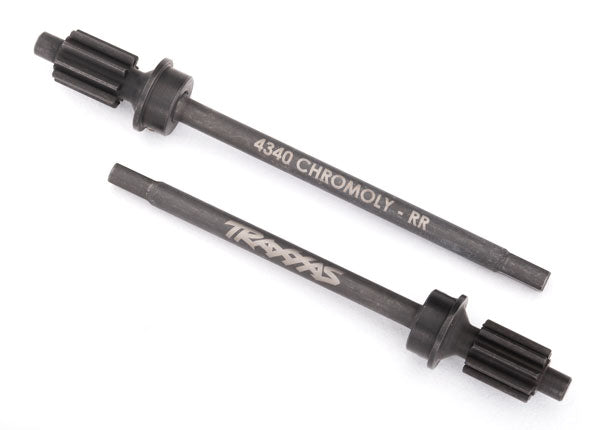 8061 TRX-4 Rear Heavy Duty Machined Axle Shafts w/Input Gear (2)