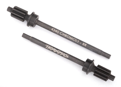 8061 TRX-4 Rear Heavy Duty Machined Axle Shafts w/Input Gear (2)