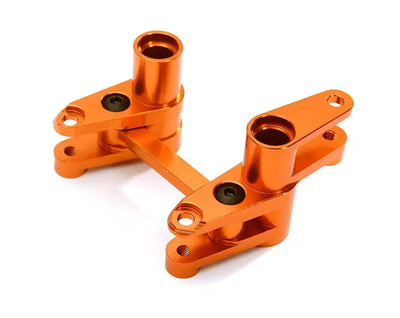 C28427ORANGE Billet Machined Alloy Steering Bellcrank
