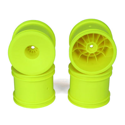 DER-SS4-AY Speedline ST Wheels for Associated T5M / YELLOW / 4pcs