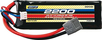 ONXP2260 2S1P LiPo Receiver Battery 30C (7.4V/2200mAh)