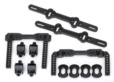 8316 Body mounts, front & rear/ sliders