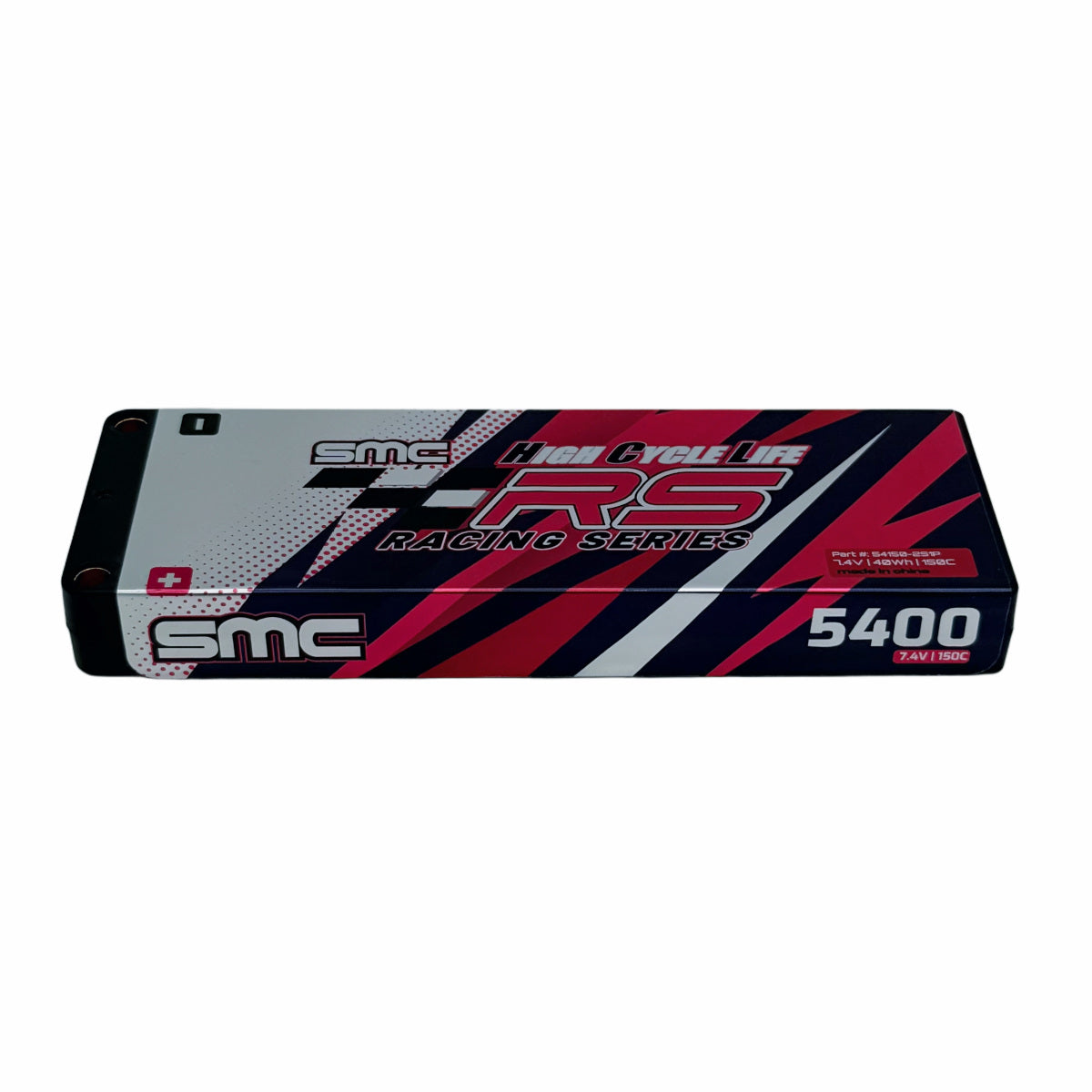 SMC54150-2S1P HCL-RS 7.4V-5400mAh 150C ULCG 5mm 16.5mm Inboard Hardcase
