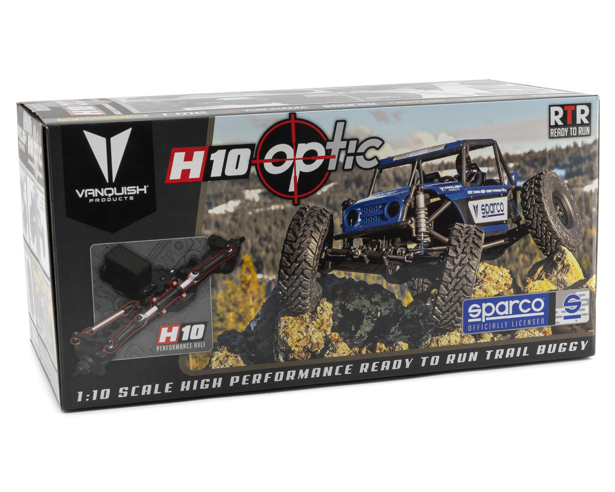 VPS09010B Vanquish Products H10 Optic 1/10 Scale Sparco RTR Crawler