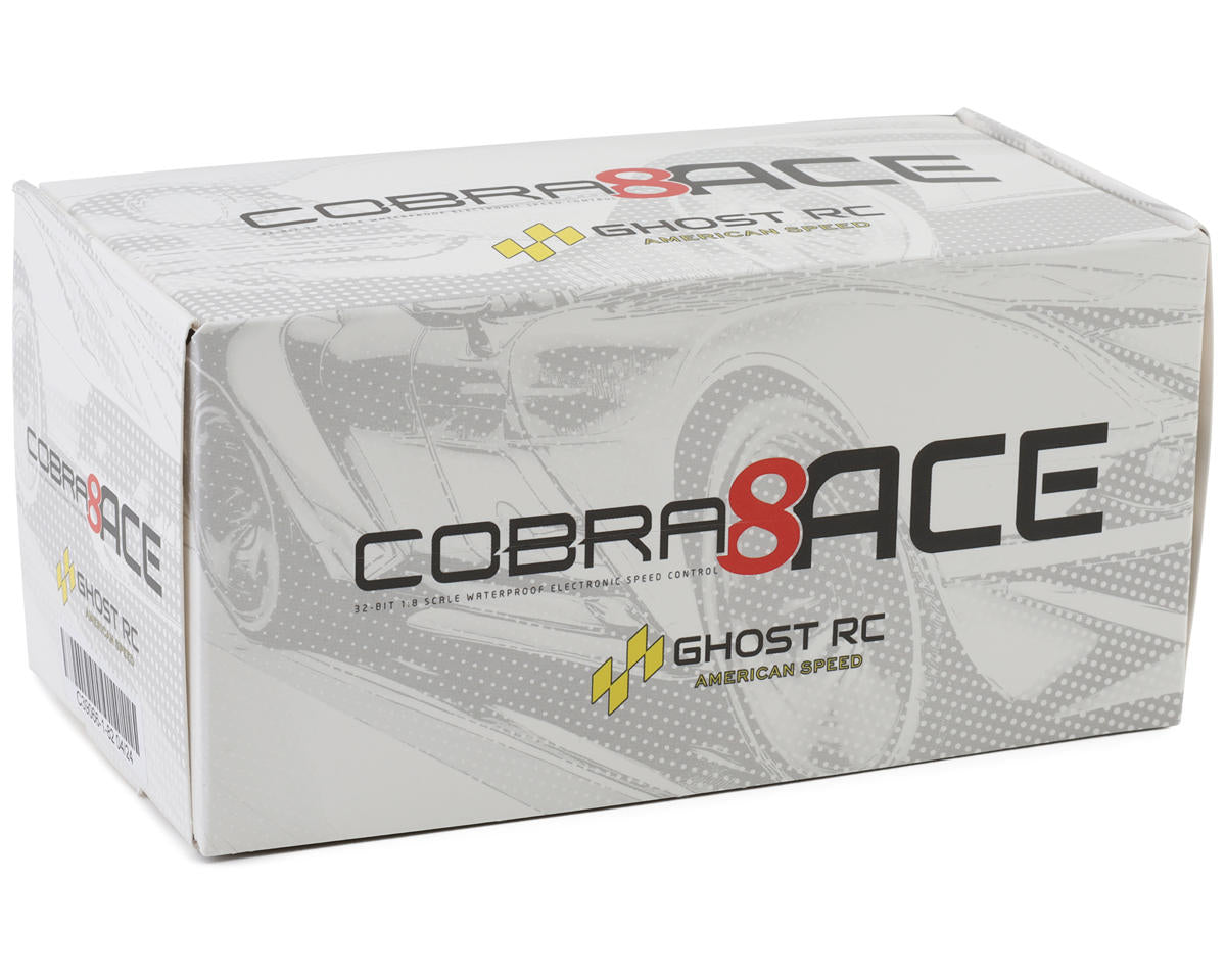 CSE020-0270-00 Ghost RC Cobra 8 ACE 1/10 No Prep Drag Brushless Sensored ESC (2-4S)