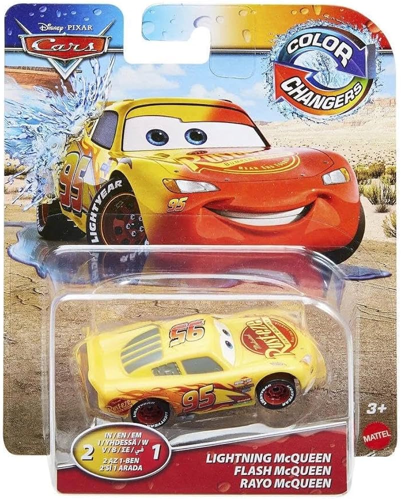 HWGNY94 Cars Color Changers Cruisin Lightning McQueen