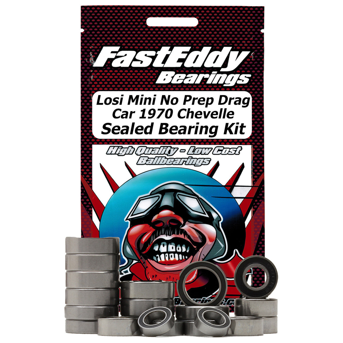 TFE8261 Losi Mini No Prep Drag Car 1970 Chevelle Sealed Bearing Kit
