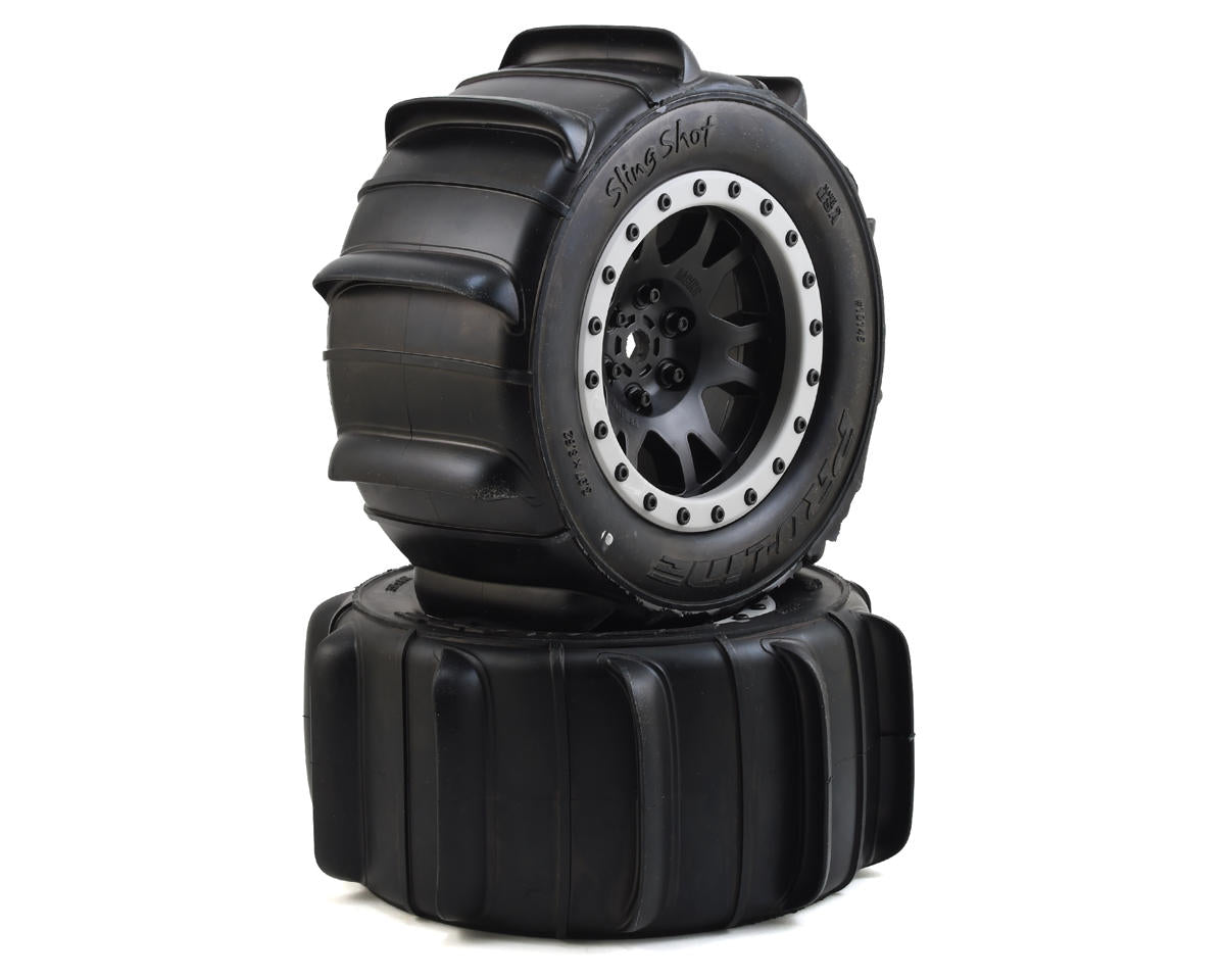 PRO1014613 Sling Shot Pre-Mounted Sand Tires w/Impulse Pro-Loc Wheels (MX43) 4.3"