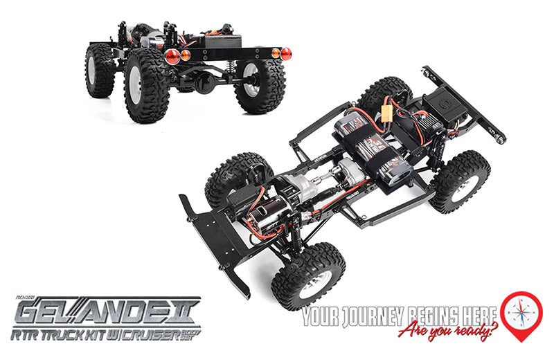 Z-RTR0047 RC4WD Gelande II RTR Truck w/Cruiser Body Set (Red)