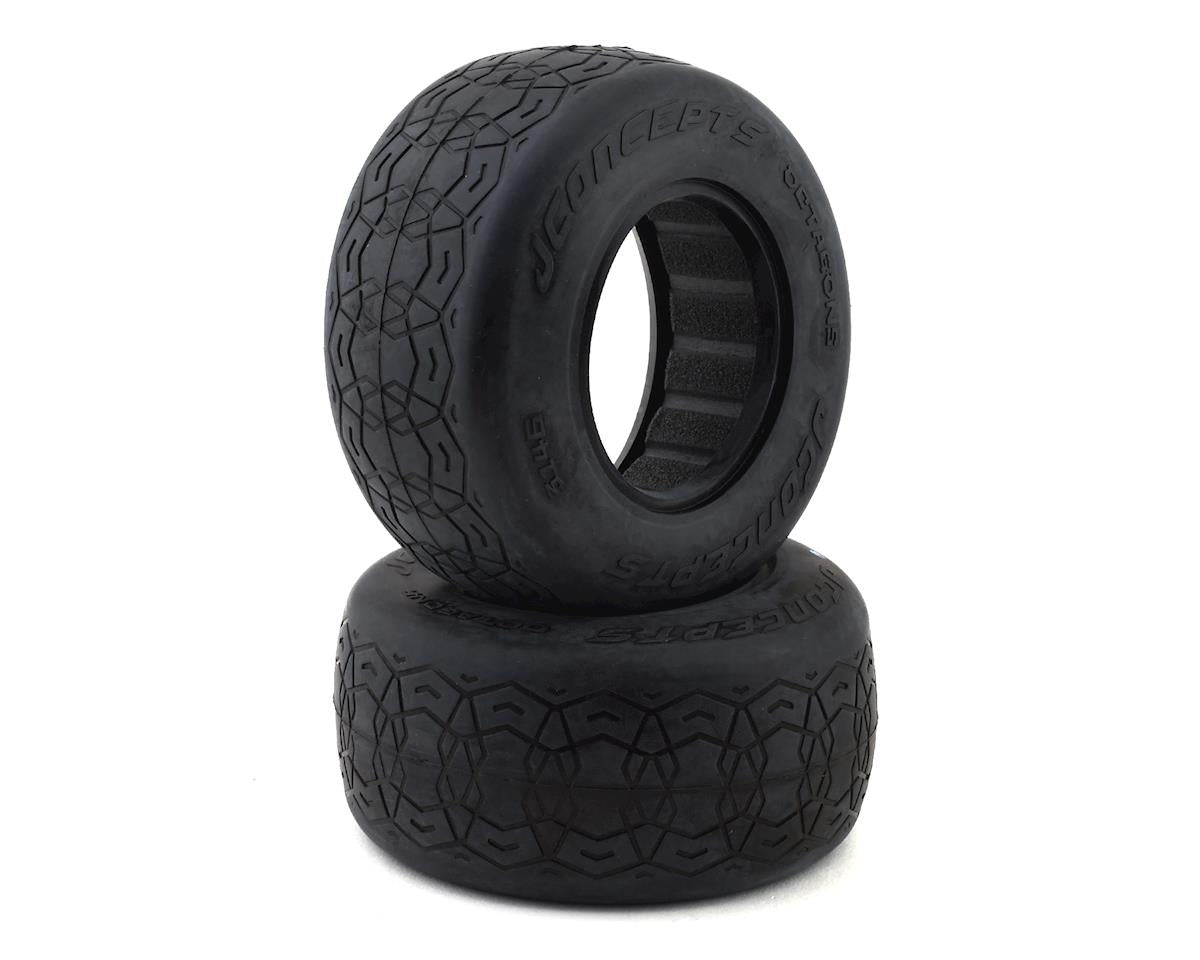 JCO3146-05 Octagons Short Course Tires (2) (Blue)