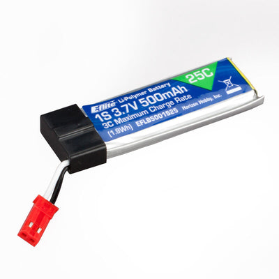 EFLB5001S25 3.7V 500mAh 1S 25C LiPo Battery