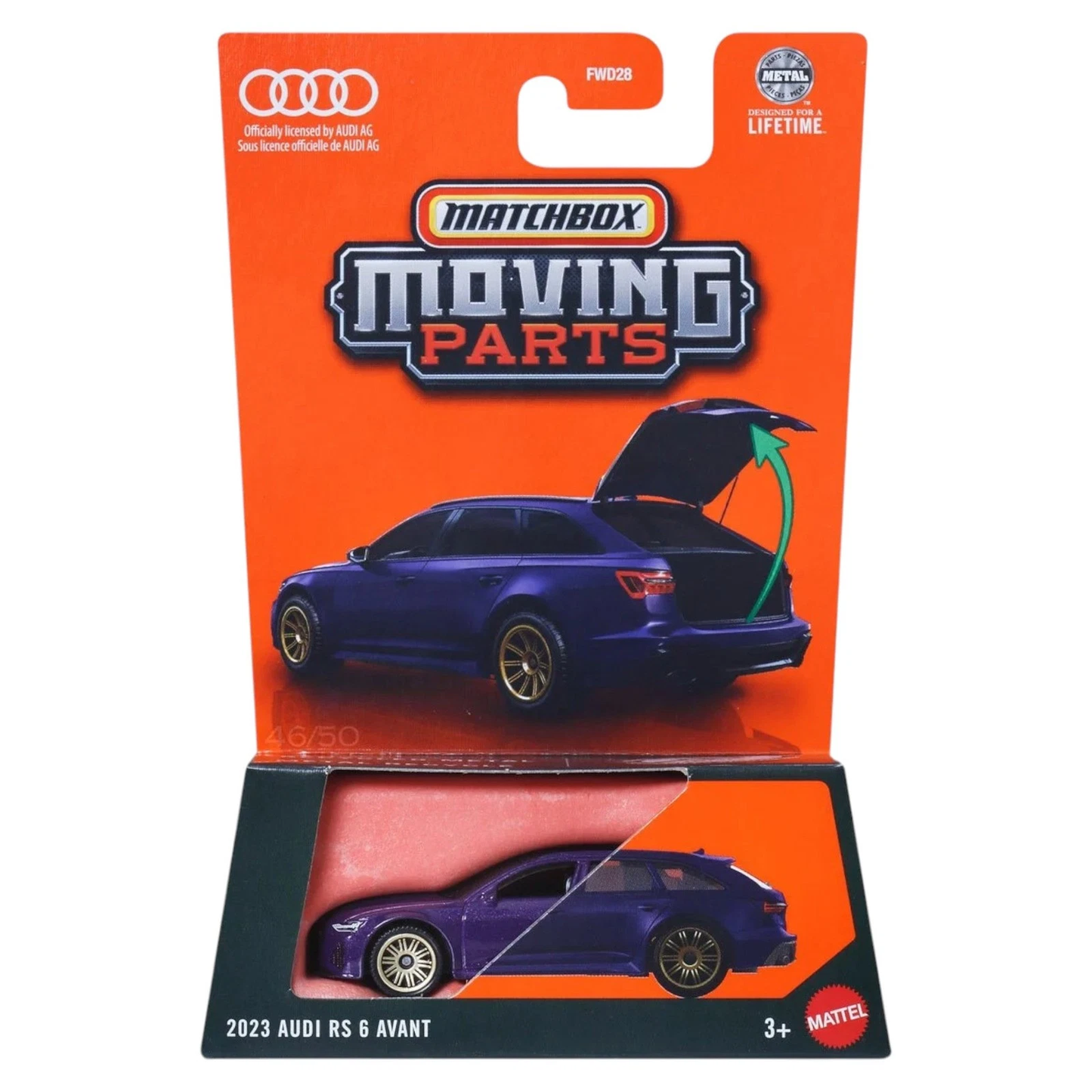 MBJBW84 Matchbox Moving Parts 2023 Audi RS 6 Avant