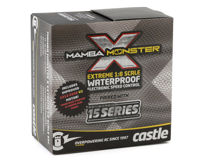 CSE010-0145-07 MONSTER X 25.2V ESC, 8A PEAK BEC W / 1512-2650KV V2 SENSORED MOTOR