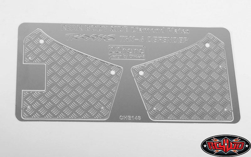 RC4WD VVV-C0441 Diamond Rear Fender Plate Quarters