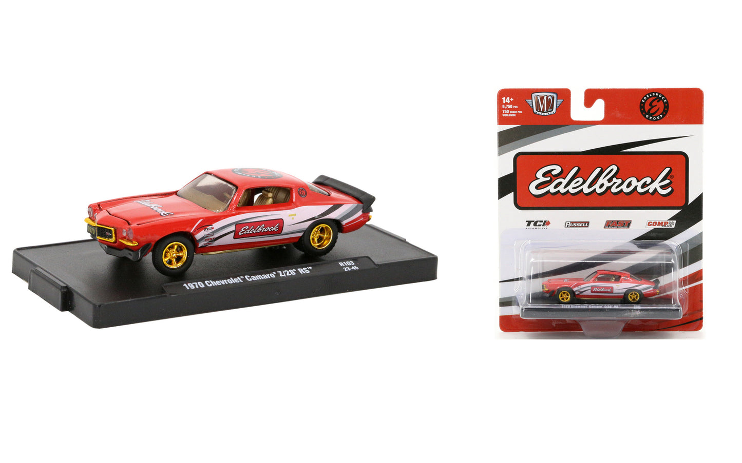 M2Machines 11228-103 1:64th Scale 1970 Chevrolet Camaro Z/28 RS CHASE