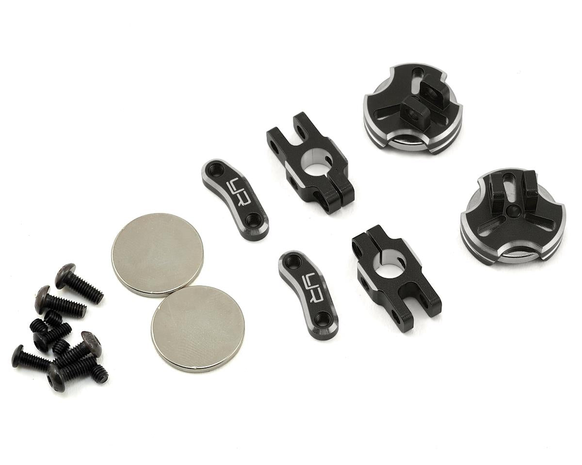 YEA-YA-0531BK Aluminum CNC Magnetic Body Mount (2PC)