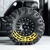 YQT-1319-1370YE INJORA 1.3" Swamp Claw M/T Micro Rock Crawler Tires Combo (4) (70mm OD) (S5) w/Super Soft Silicone Rubber Inserts