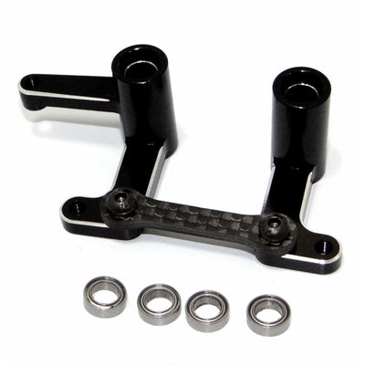 HRTE48G01 - Aluminum/CF Steering Bellcranks and Draglink