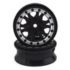 PRO276913 Impulse 1.9" Bead-Loc Wheels (Black/Silver) (2)