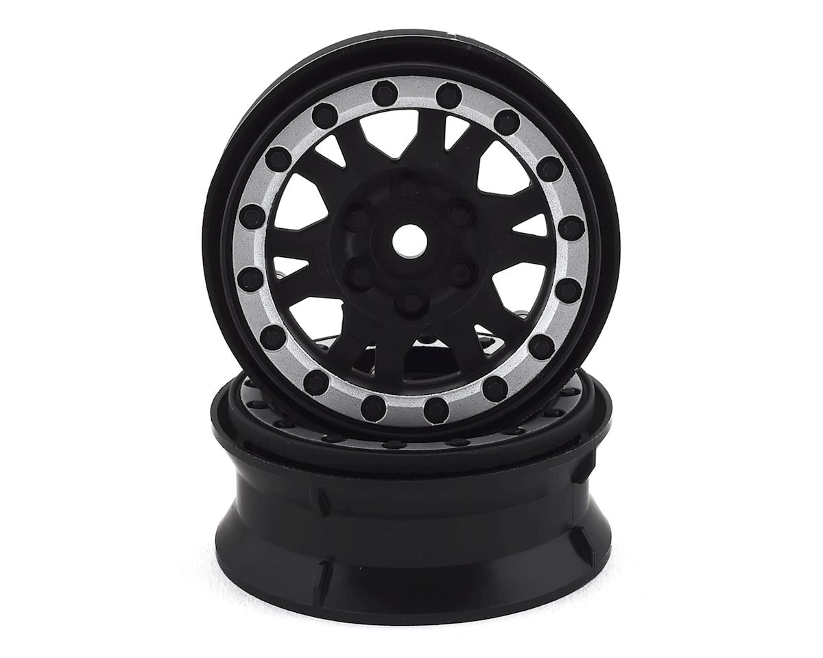 PRO276913 Impulse 1.9" Bead-Loc Wheels (Black/Silver) (2)