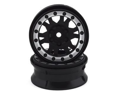 PRO276913 Impulse 1.9" Bead-Loc Wheels (Black/Silver) (2)