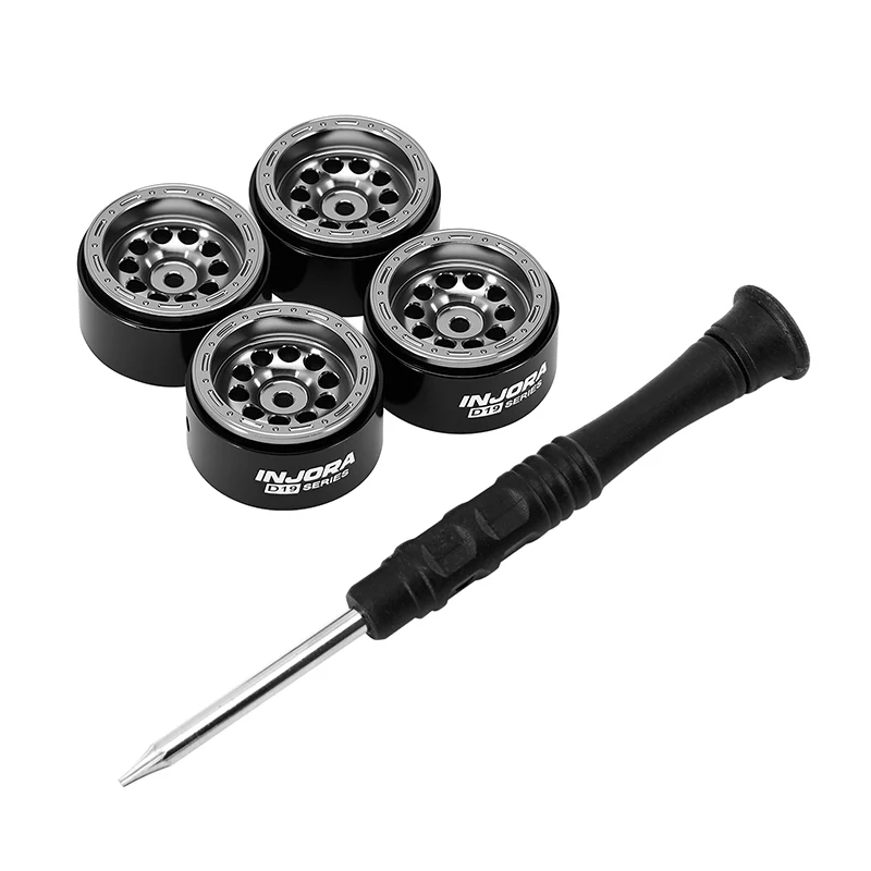 W7008TI-19 INJORA 0.7" D19 Aluminum Wheels for 1/30 SCX30