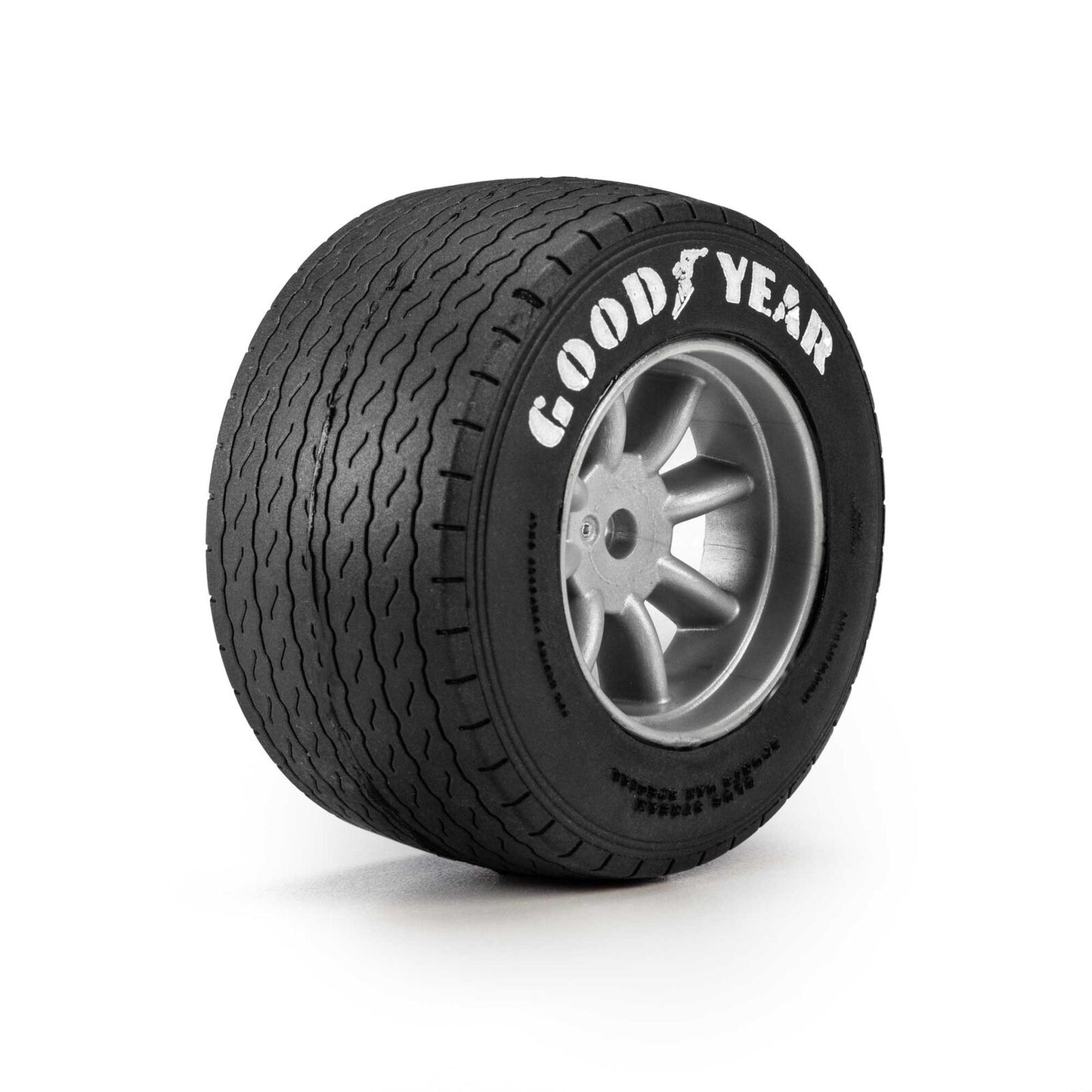 PRO1036410 Pro-Line Racing 1/12 Goodyear Blue Streak VTA Rear Tires Mounted 8mm Gray Wheels (2): Losi NASCAR® Race Car
