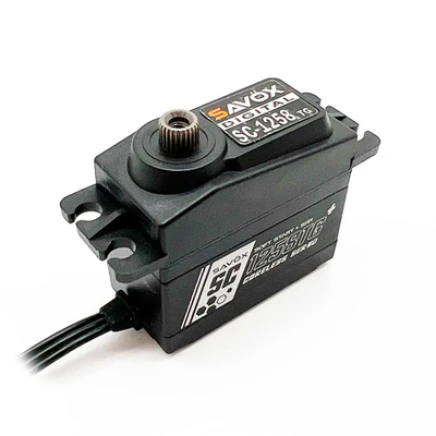 SAVSC1258TG-BE Savox - Black Edition Standard Size Coreless Digital Servo, 0.08 sec / 166 oz @ 6V