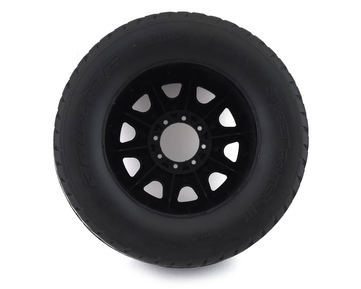PRO1016710 Street Fighter HP 3.8" Belted Tires Pre-Mounted w/Raid Wheels (2) (M2)