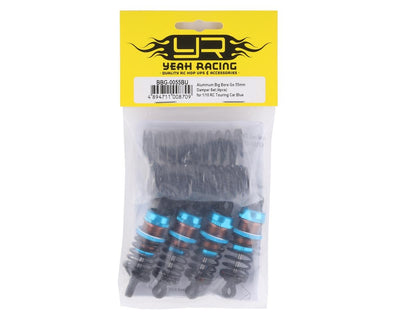 BBG-0055BU Yeah Racing Aluminum Go Big Bore Touring Shocks (Blue) (4) (55mm)