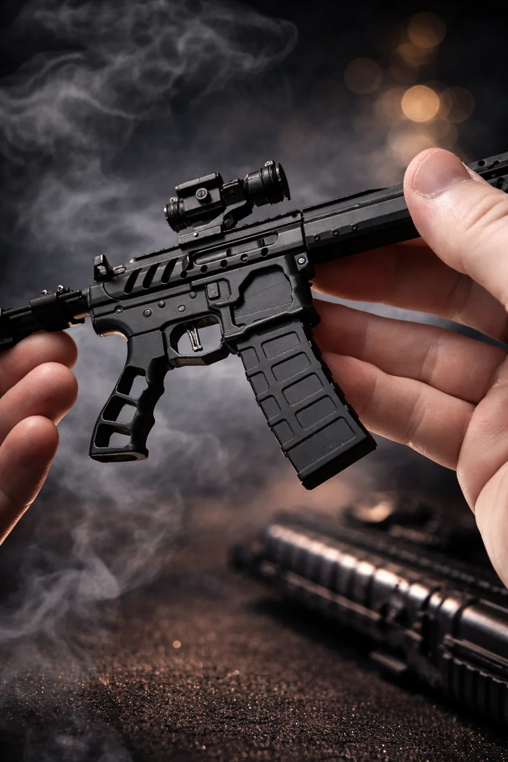 GoatGuns AR15 Skeleton Model Black