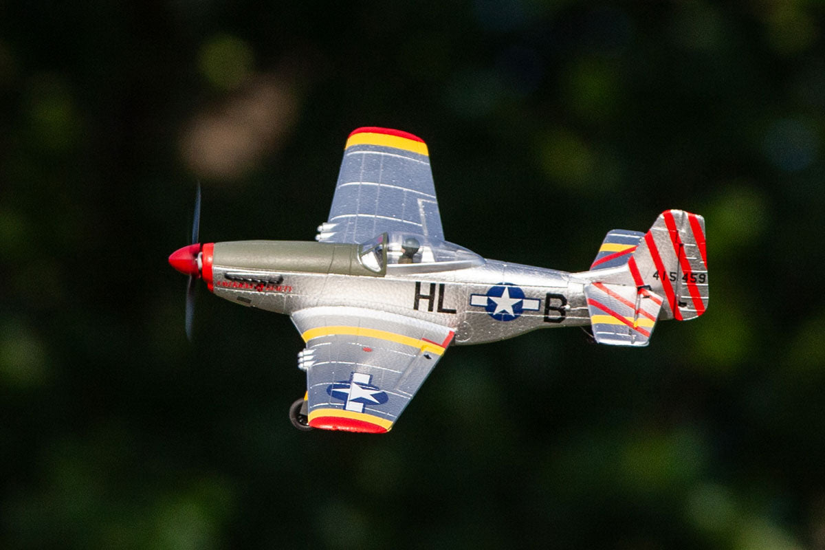 RGRA1600  P-51D Mustang 500mm Brushless RTF Warbird with PASS (Pilot Assist Stability Software) System