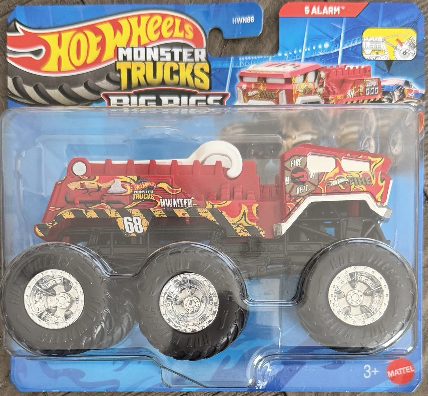 HWHWN86 Hot Wheels Monster Trucks Big Rigs 5 Alarm