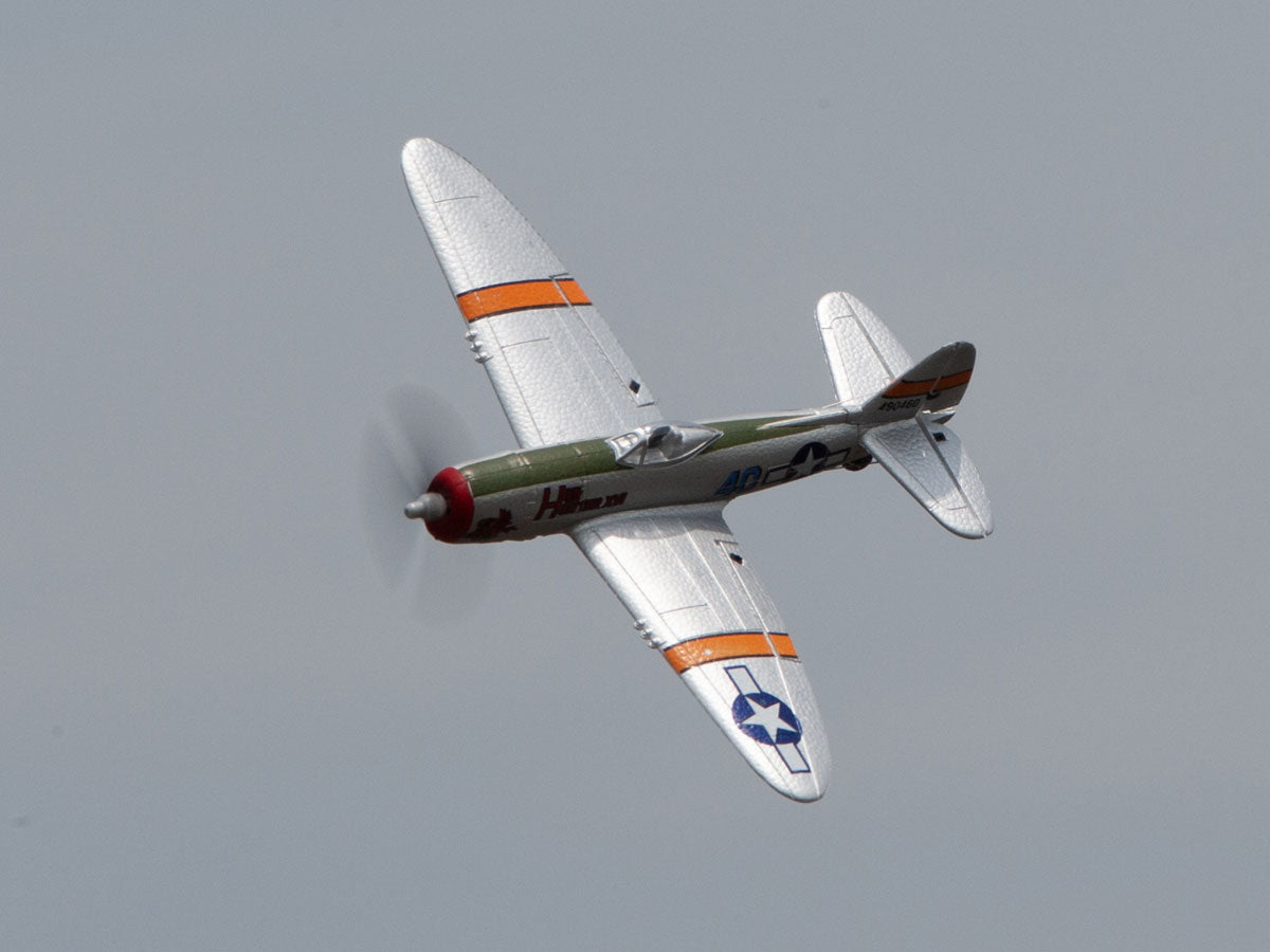 RGRA1307  P-47 Thunderbolt Micro RTF Airplane with PASS (Pilot Assist Stability Software) System