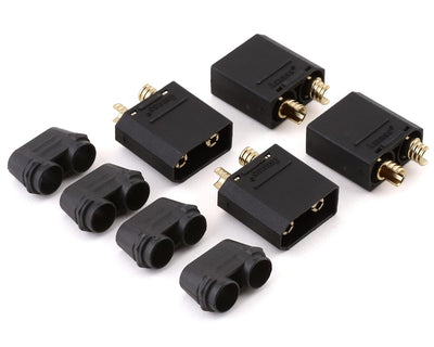 MCL4267 XT90 Connectors (4 Male) (Black)