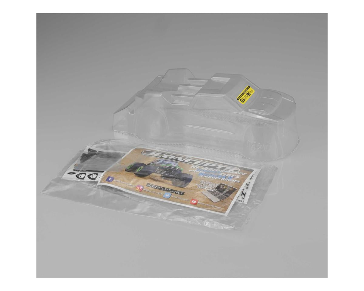 JCO0420 Mini-T 2.0 "Finnisher" Body w/Rear Spoiler (Clear)