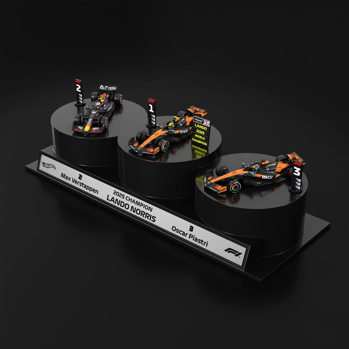 JRB40-DC01 Hot Wheels® 2025 Formula 1® Podium Set