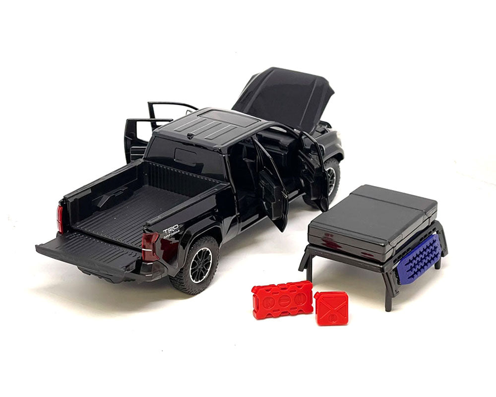 MiJo Exclusives H08778-BK 1:24 2024 Toyota Tacoma TRD Off-Road Edition – Black