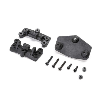 LOS212036 Upper 4-link Mount and Servo Plate: Mini LMT