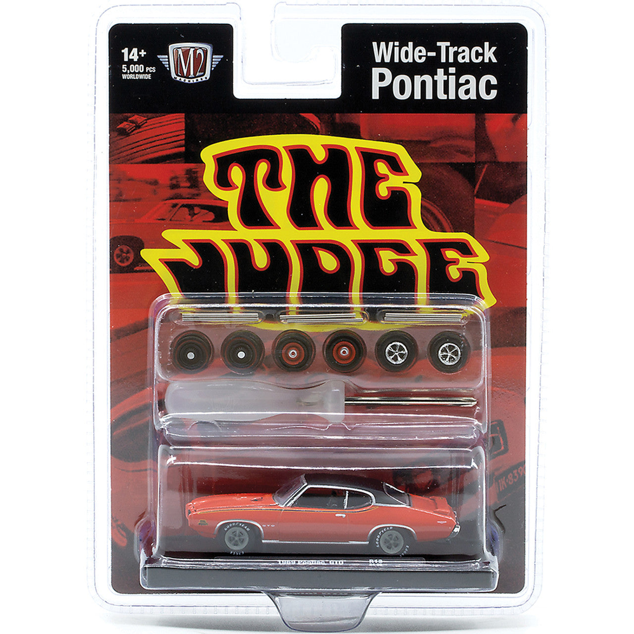 M2 Machines 34001-13 1969 Pontiac GTO - Orange