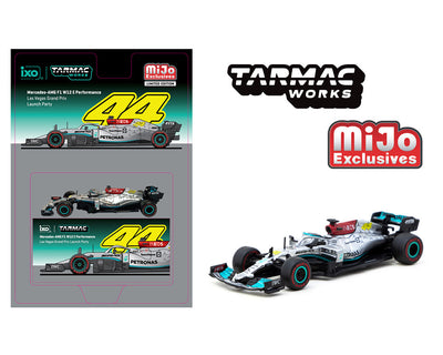 Tarmac Works MJT64G-F037-LV 1:64 Mercedes-AMG F1 W12 E Performance Las Vegas Grand Prix Launch Party – Global64 MiJo Exclusives Limited Edition