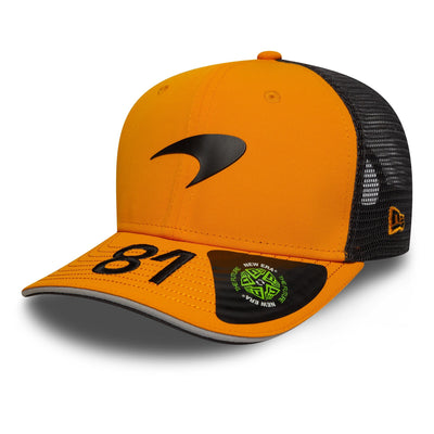 60669282 McLaren Racing F1 New Era 9Seventy 2025 Oscar Piastri Team Papaya Hat