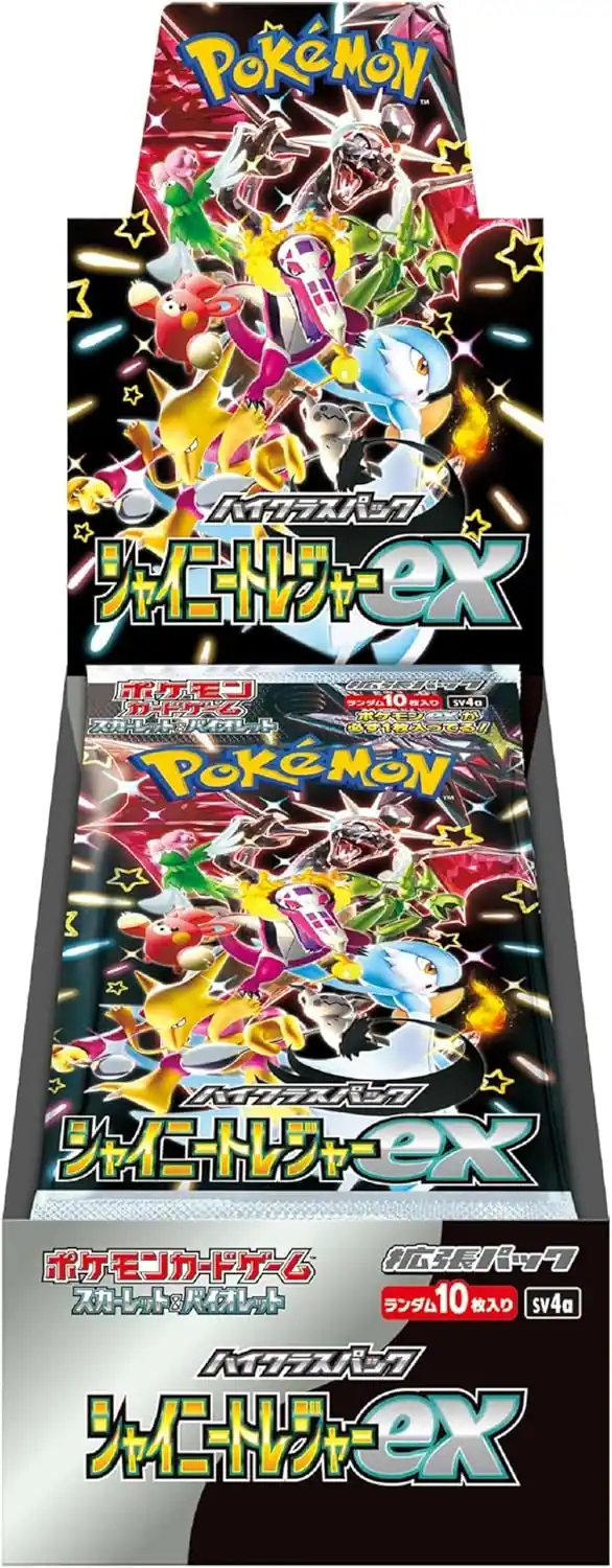 PKU394824 Pokemon Shiny Treasure ex High Class Boosters (SV4a) Japanese Language Release