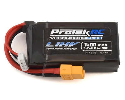 PTK5570 Protek 3s 90C Lipo 1400mAh With XT60 Connector