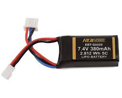 FMMROC2135 FMS 2S LiPo Battery (7.4V/380mAh) w/Micro Connector