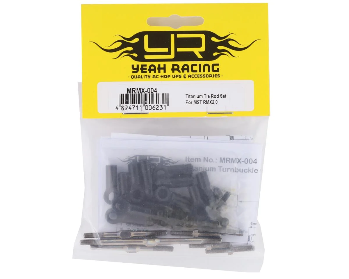 MRMX-004 Yeah Racing MST RMX 2.0 and 2.5 Titanium Tie Rod Set