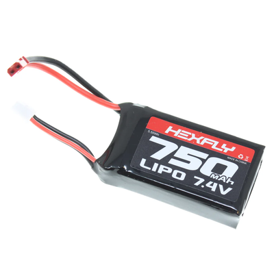 RER31100 2 cell 7.4v 750mah Lipo Battery w/ JST connector  (1pc)