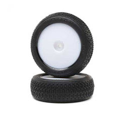 LOS41017 Mini-B Front Tires White